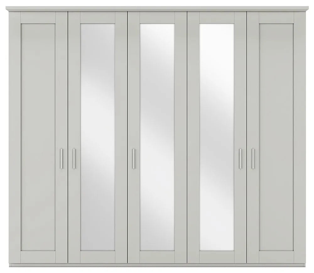 Wiemann Cambridge 5 Door 3 Mirrors Wardrobe