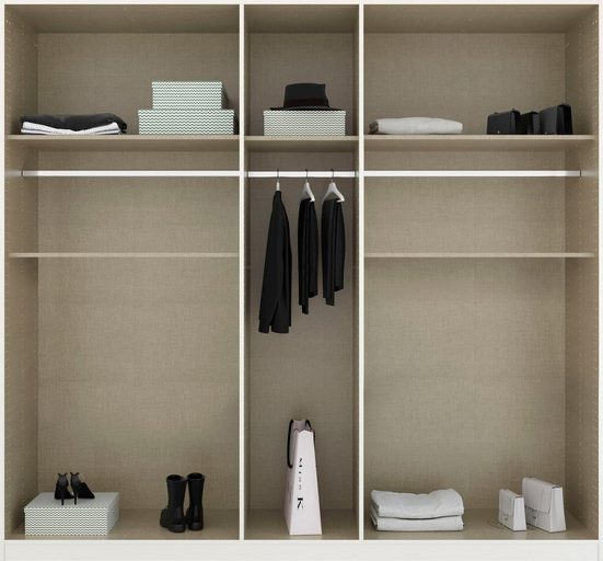 Tico Hinged door Wardrobe by Rauch with Mirrors