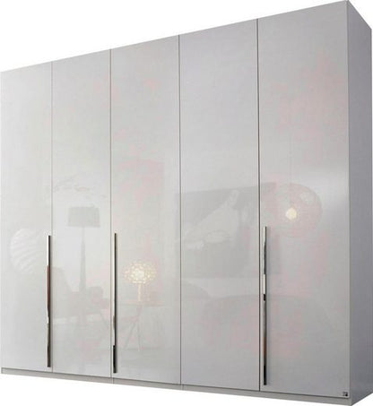 Large white wardrobes by Rauch