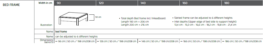 Rauch Aditio Bed Frame