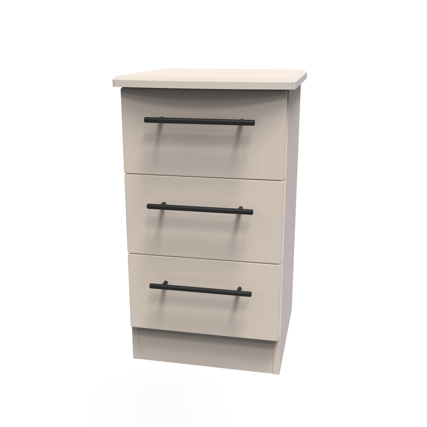 Beverley 3 Drawer Bedside Cabinet in Kashmir Matt