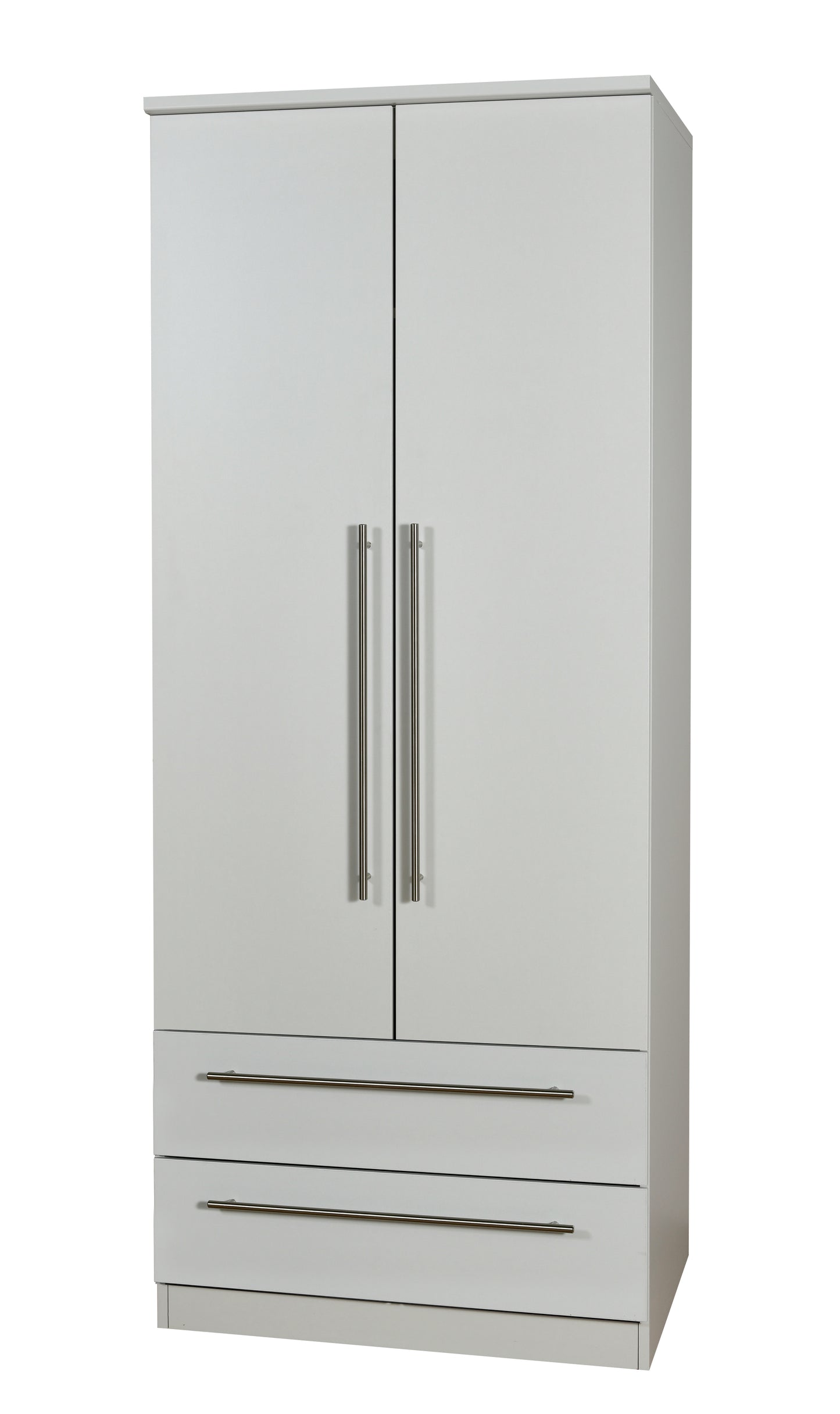 Sherwood 2 Drawer 2 Door Wardrobe Fully Assembled