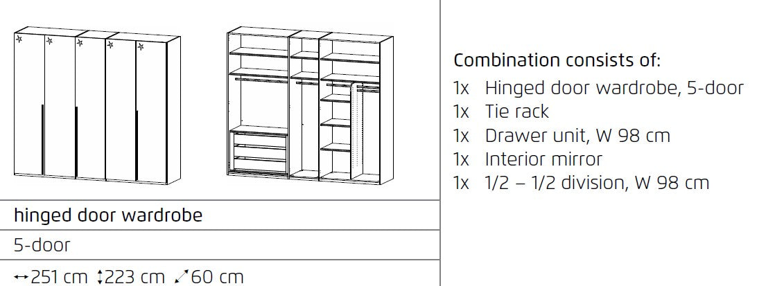 Rauch Montclar White Gloss Wardrobe