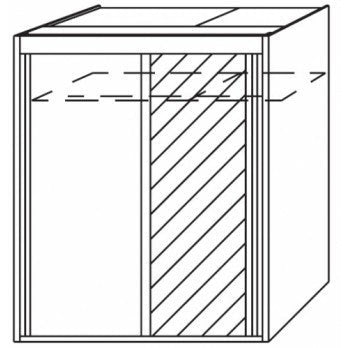 Lima Imperial 2 Sliding Door Wardrobe 151cm With 1 Mirror Door Product Code: LIMA2SDWR151MD