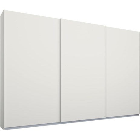 Rauch Essence Sliding Door Wardrobe White Frame Matt White Doors