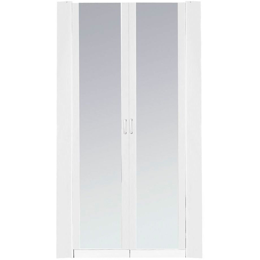Rauch Bremen 2 Mirrored Door Walk-in Corner Wardrobe