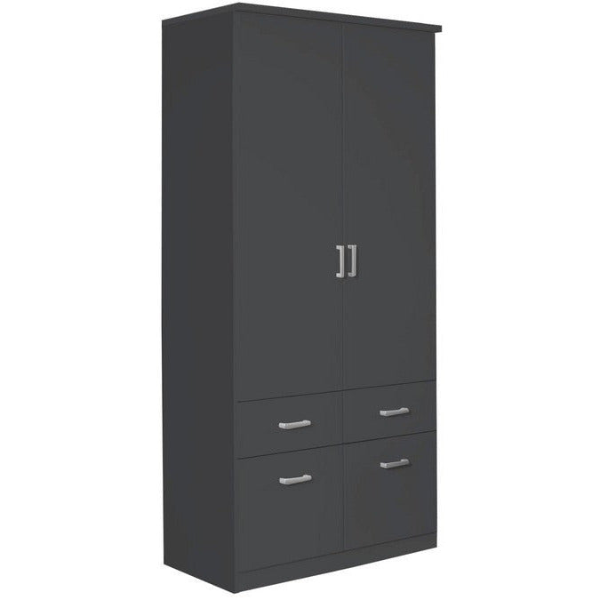 Bremen 2 door Hinged Combi Wardrobe