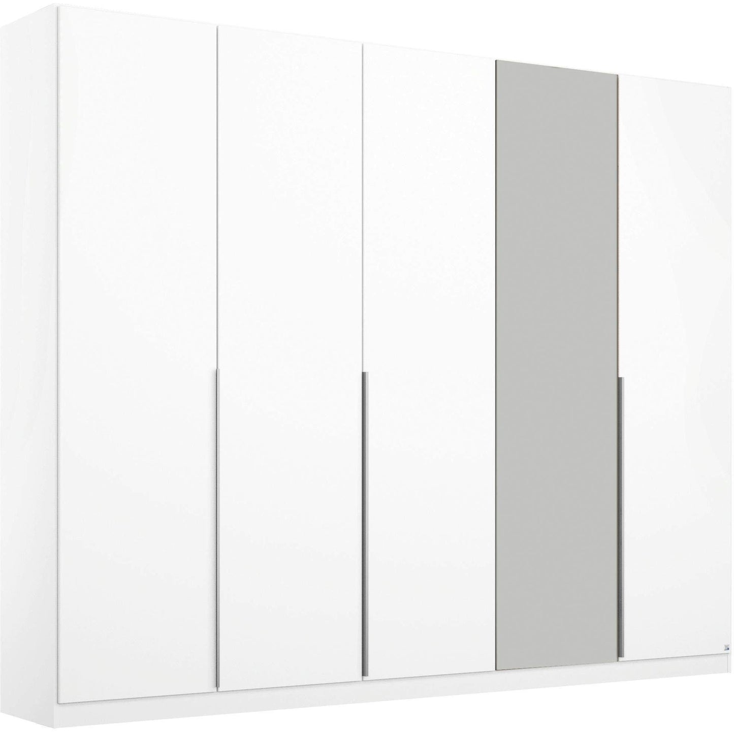 Rauch Bellezza Wardrobe White Gloss with Silk Grey