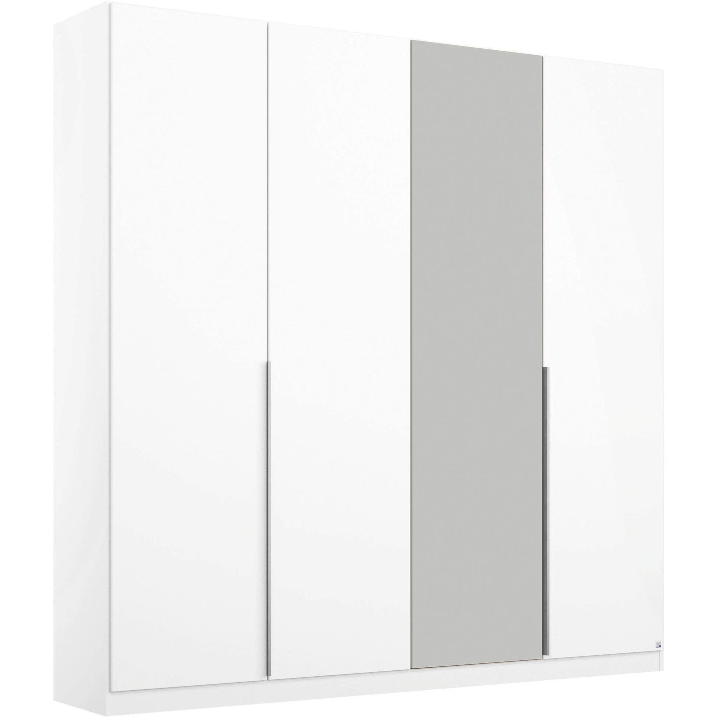 Rauch Bellezza Wardrobe White Gloss with Silk Grey