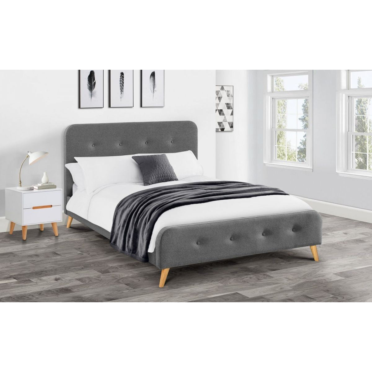 Julian Bowen ASTRID FABRIC BED 135CM