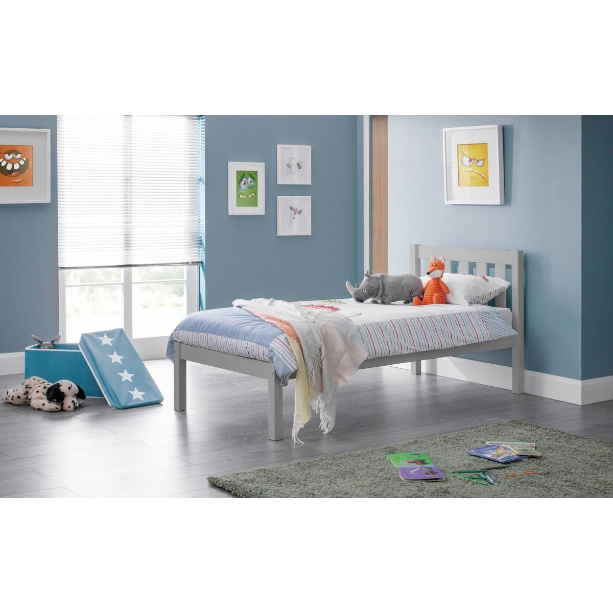 LUNA BED 90CM DOVE GREY