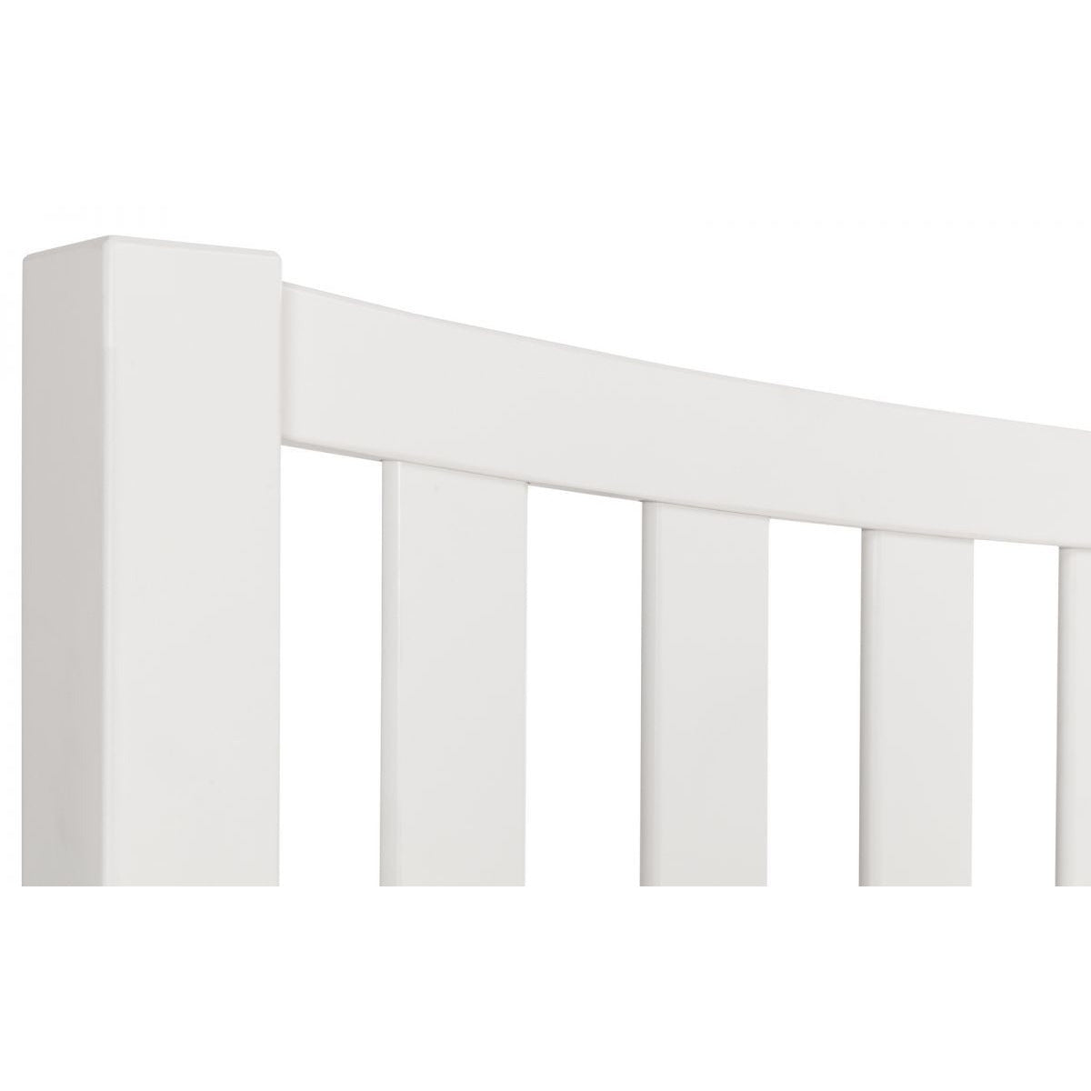 MADISON CURVED BED WHITE