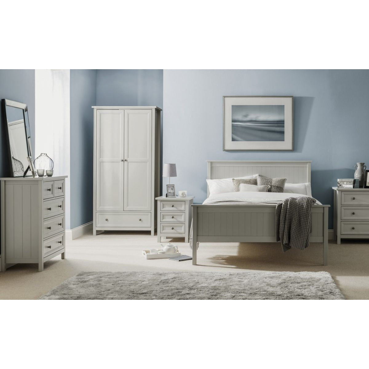 MAINE 90CM BED - DOVE GREY