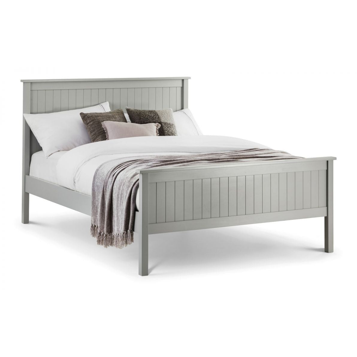 King size Maine Harbour bed in grey by Julian Bowen Bedroom
