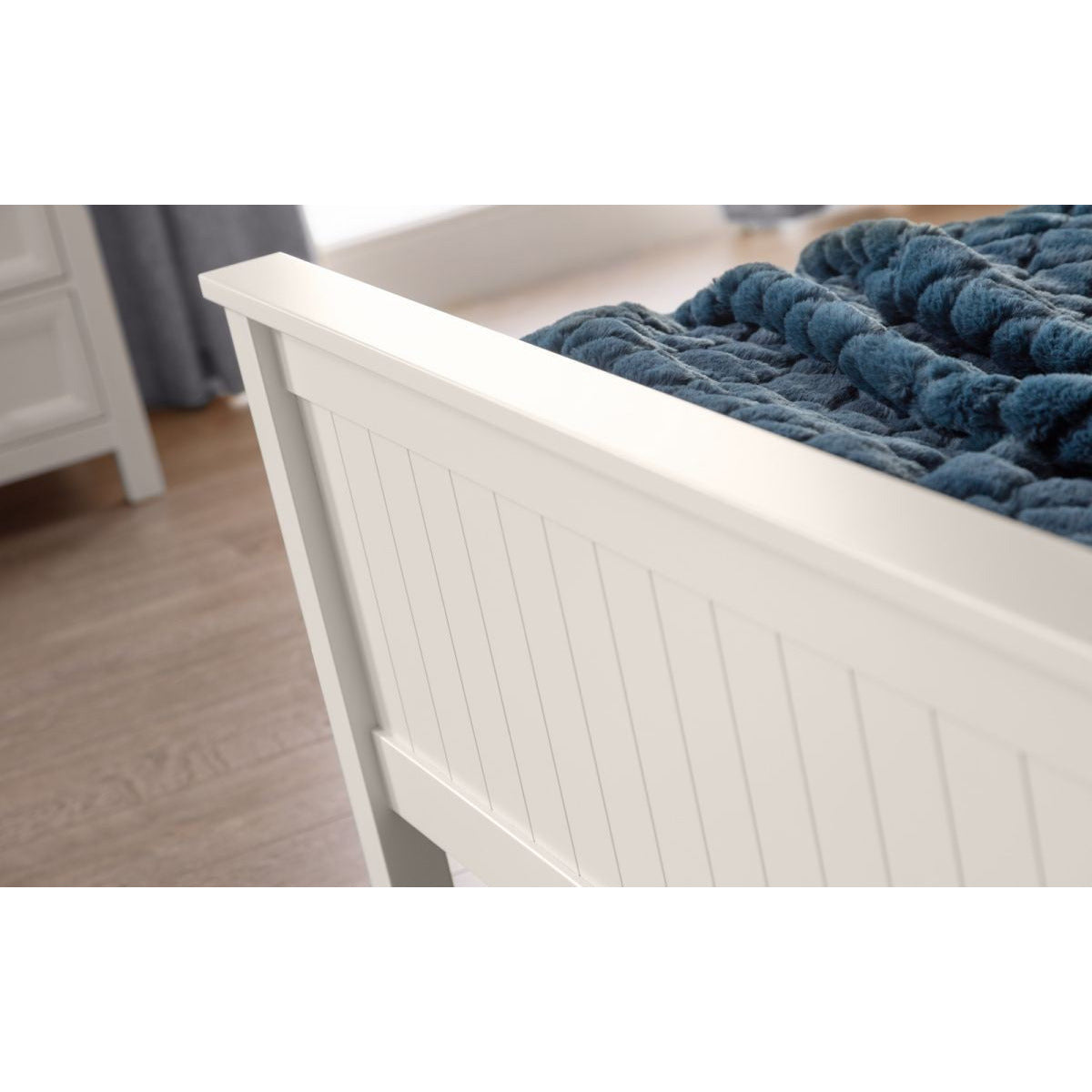 MAINE 150CM BED - white