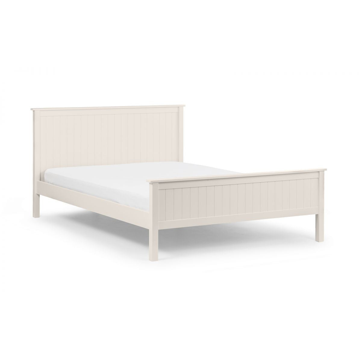 MAINE 150CM BED  WHITE