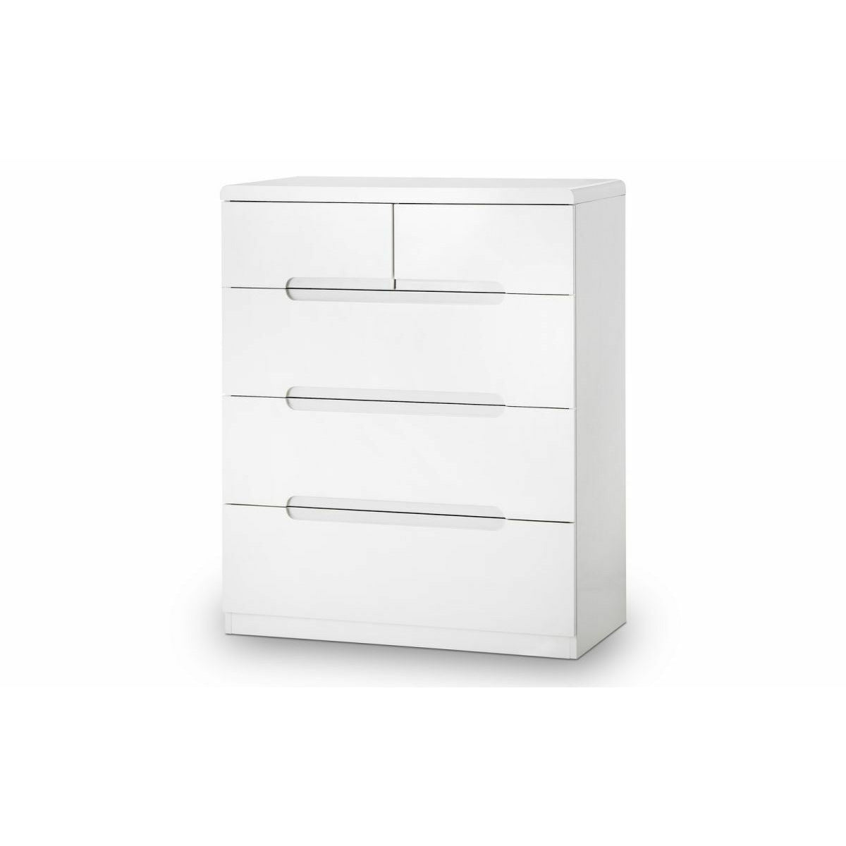 MANHATTAN 3+2 DRAWER CHEST - WHITE