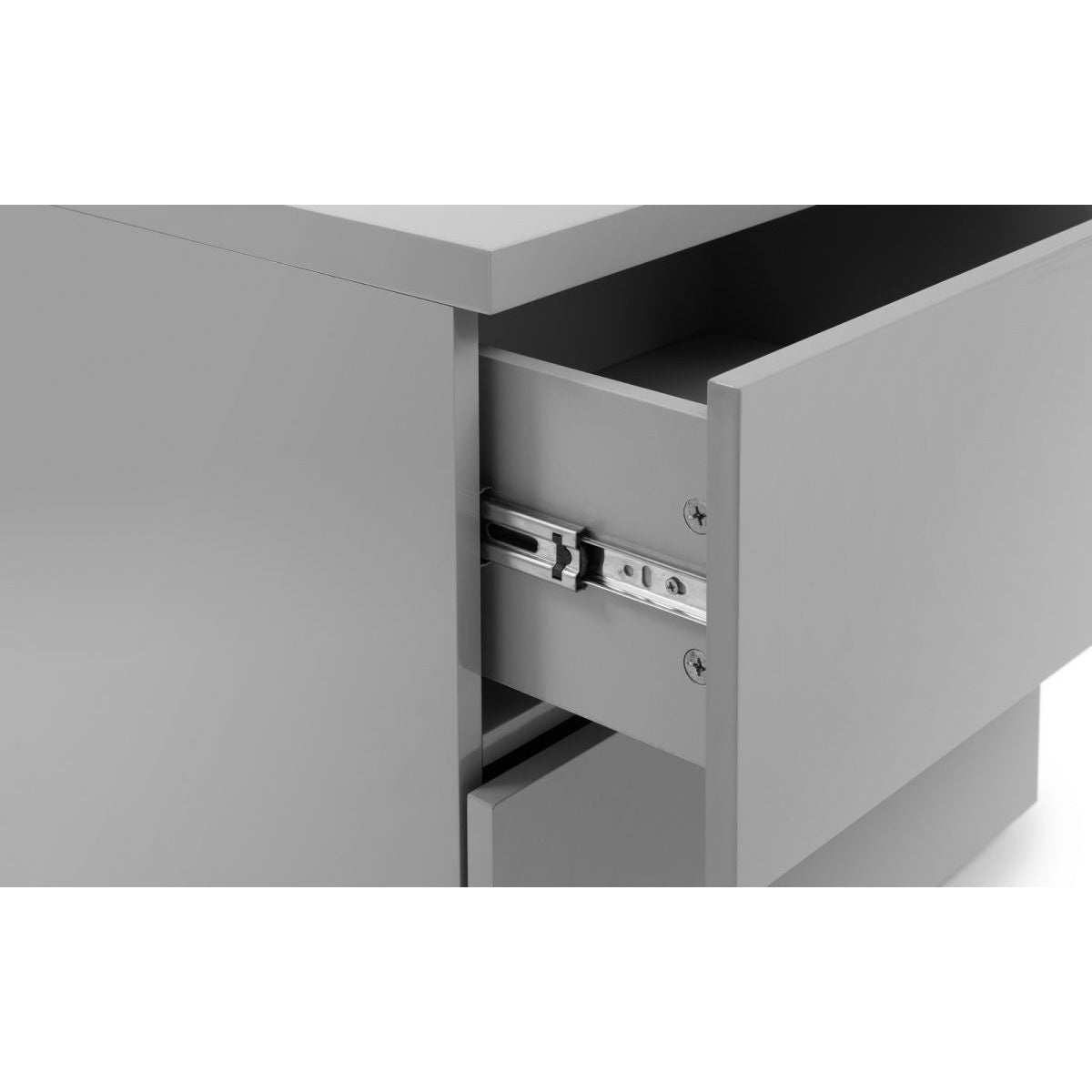 MONACO 4+2 DRW CHEST - GREY GLOSS