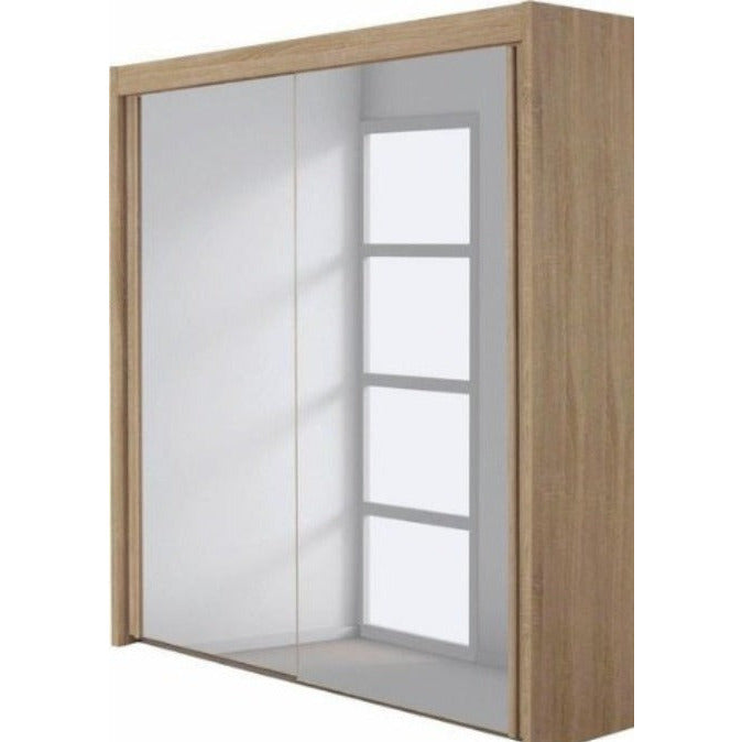 Rauch Imperial Full Mirrored 2 Sliding Door Wardrobe 151cm