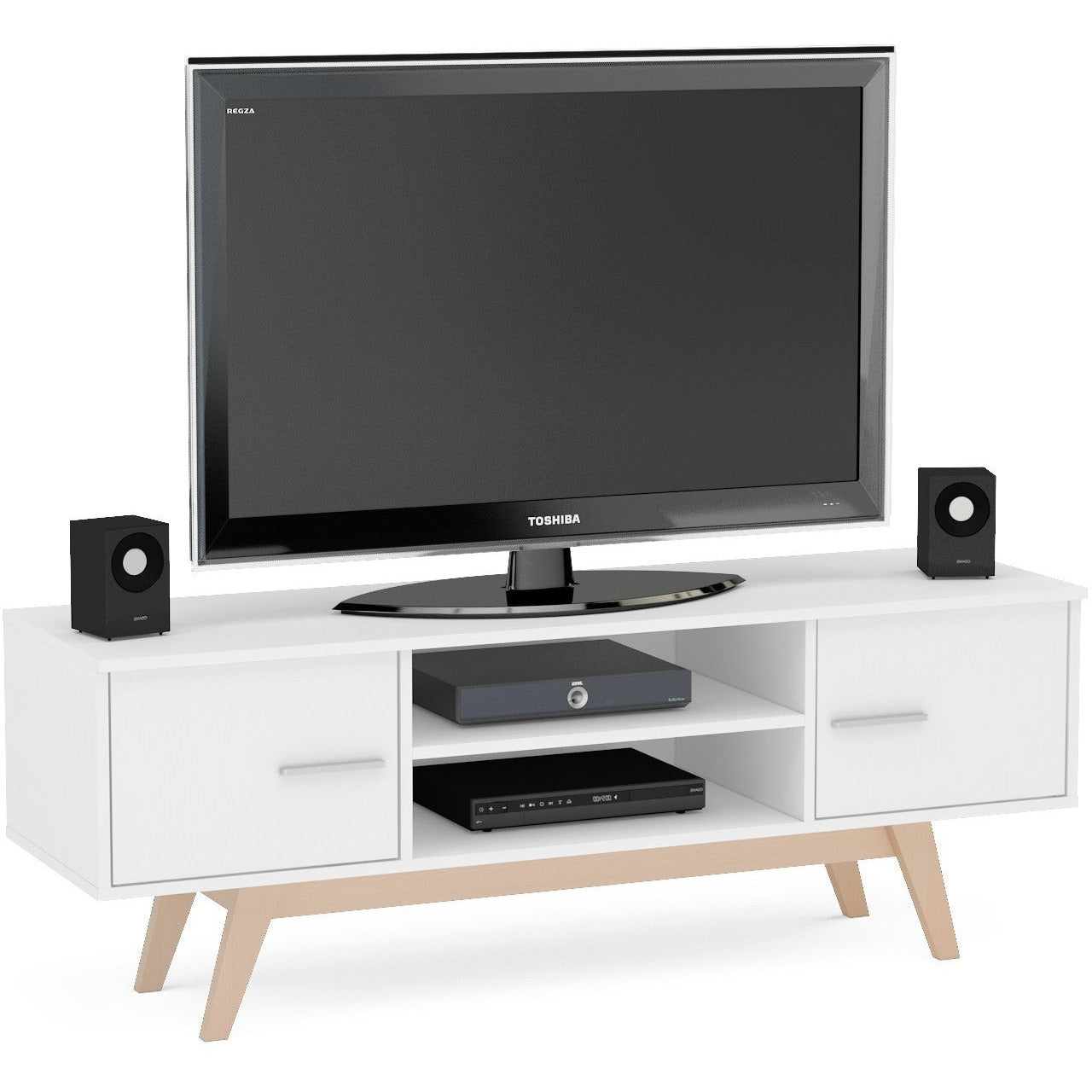 Shard TV Unit White
