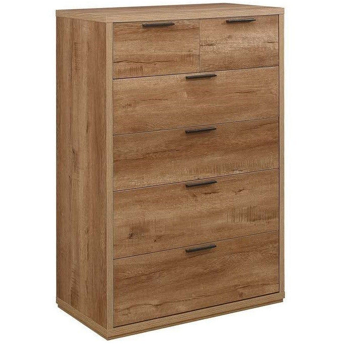 Stockwell 4 + 2 Chest - Rustic Oak