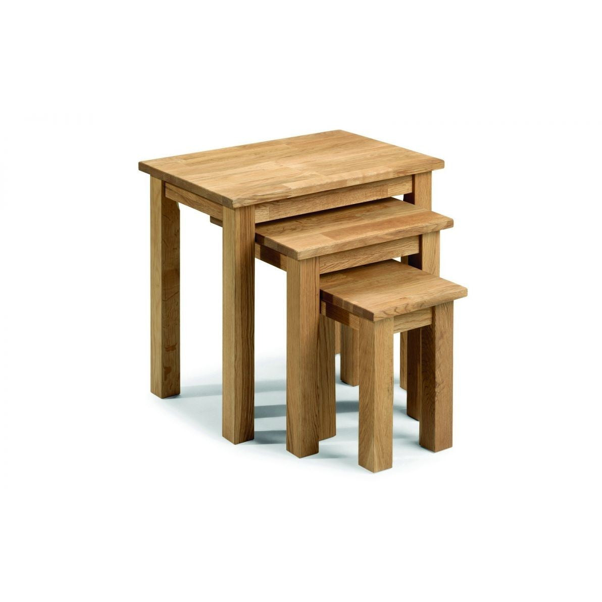 COXMOOR OAK NEST OF 3 TABLES