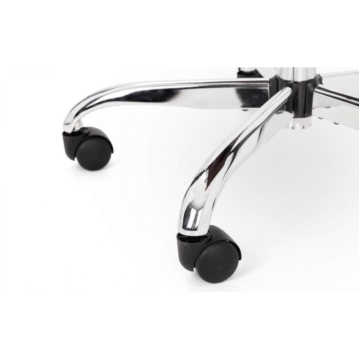 GIO BLACK & CHROME OFFICE CHAIR