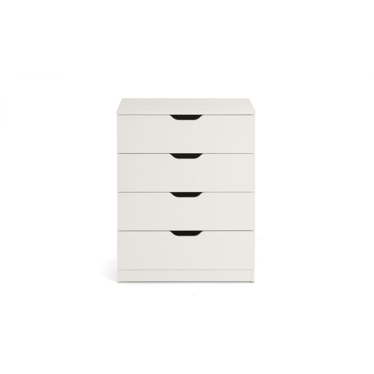 PLUTO 4 DRAWER CHEST - STONE WHITE