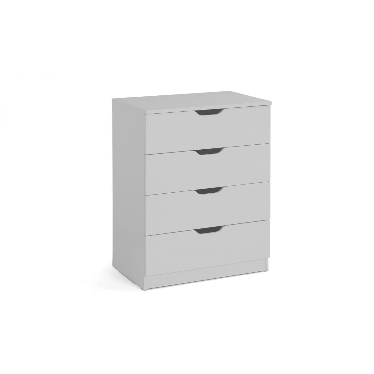 PLUTO 4 DRAWER CHEST - DOVE GREY