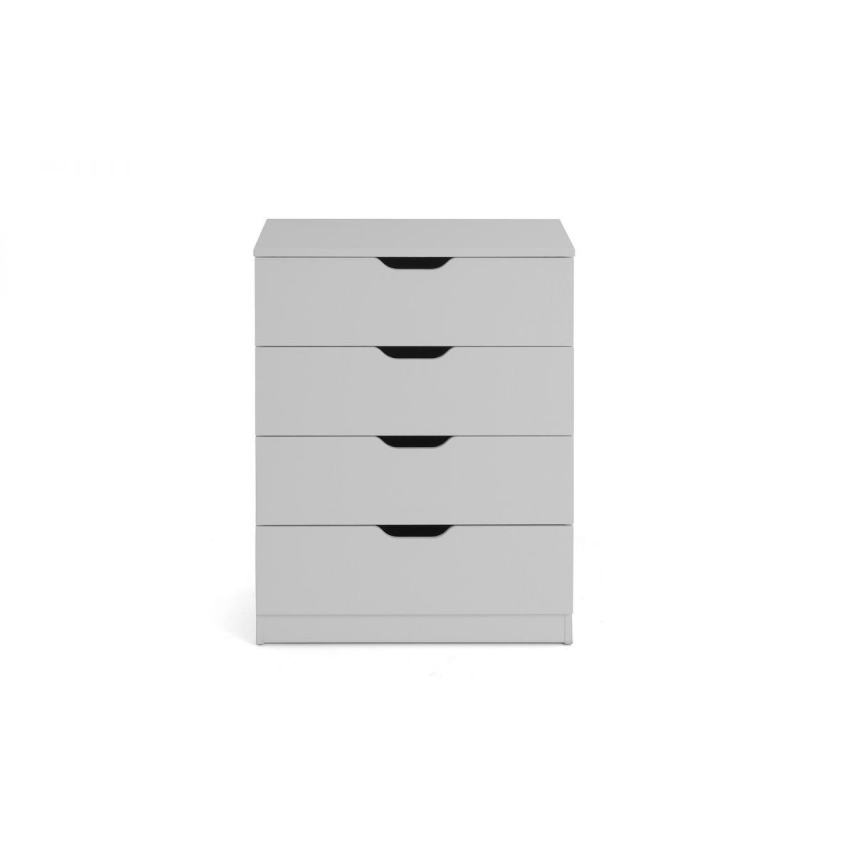 PLUTO 4 DRAWER CHEST - DOVE GREY
