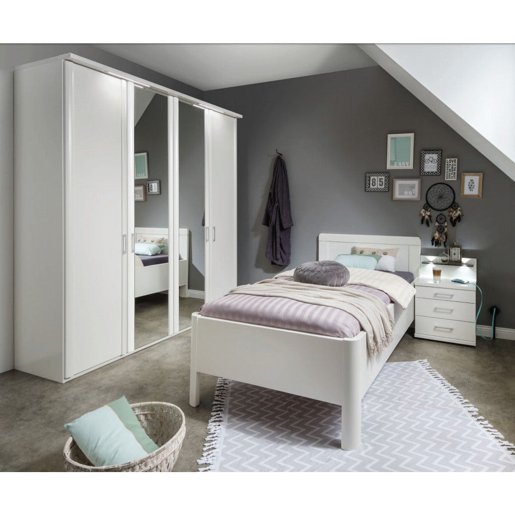 Wiemann Bern 4 Door Centre Mirror Wardrobe