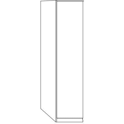 Wiemann Dakar-2 1 door wardrobe plain
