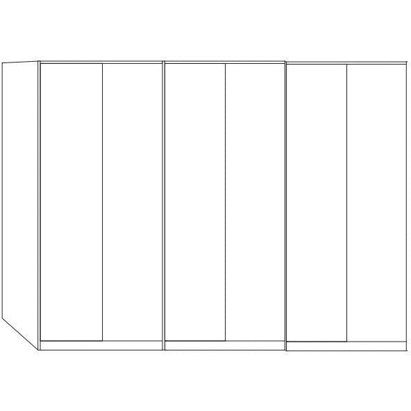 Wiemann Dakar-2 6 door wardrobe plain