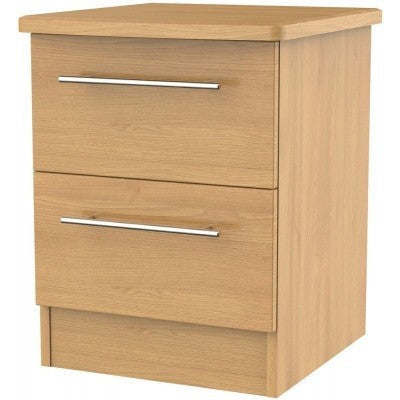 Sherwood Oak 2 Drawer Bedside