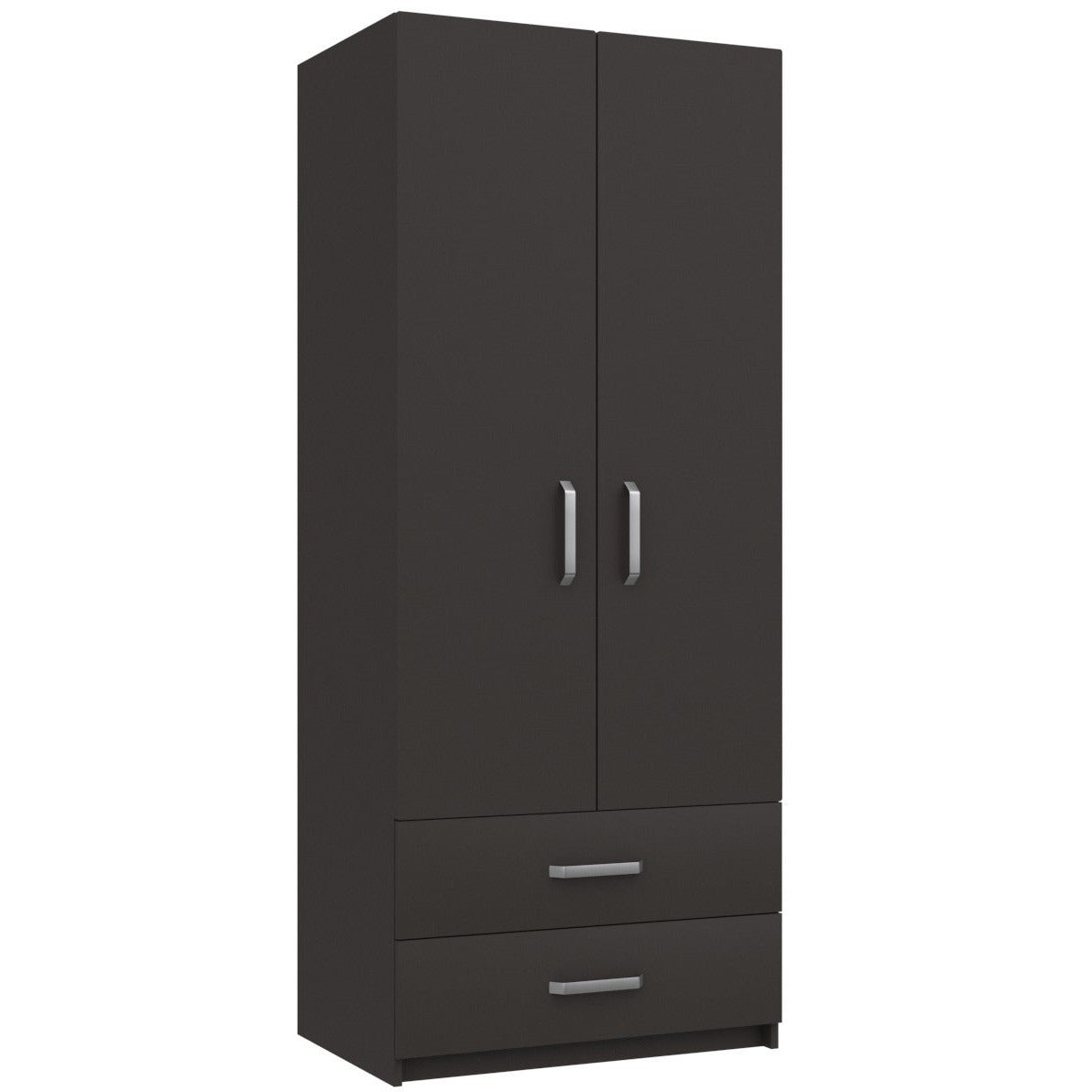 Arran 2 Door Combi Wardrobe high gloss