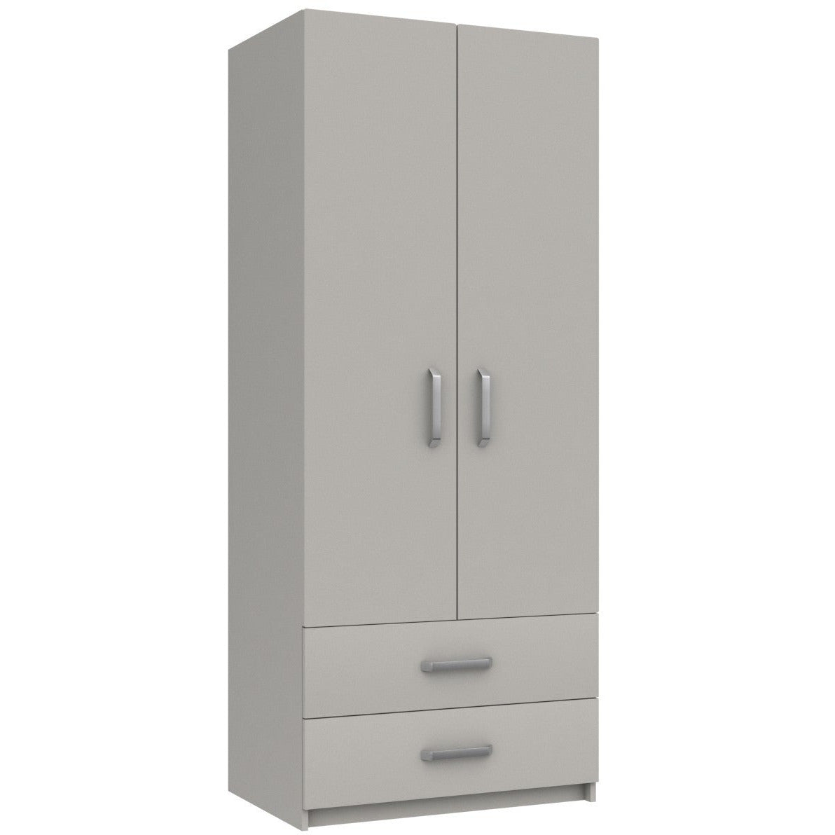 Arran 2 Door Combi Wardrobe high gloss