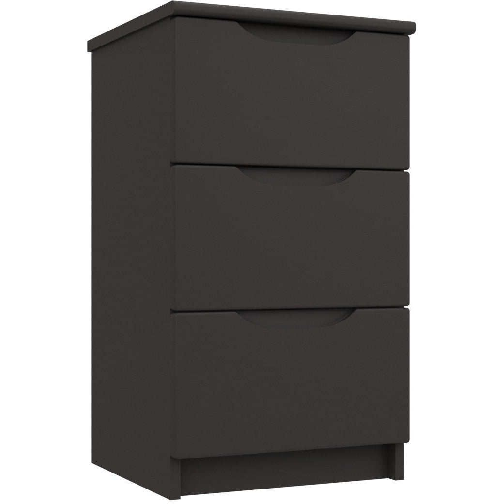 Sonata 3 Drawer Bedside Unit