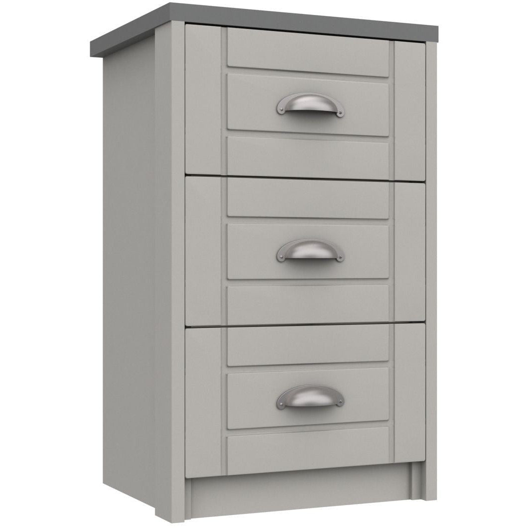 Skye 3 Drawer Bedside