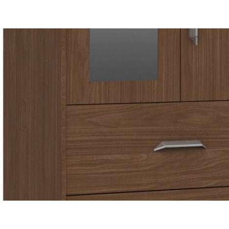 Marlow 2 Drawer Combi Wardrobe With Mirror