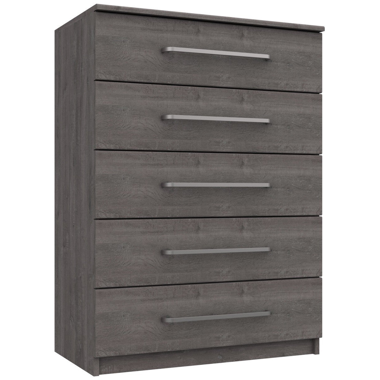 Minnesota 5 Drawer Chest Dark Grey Oak