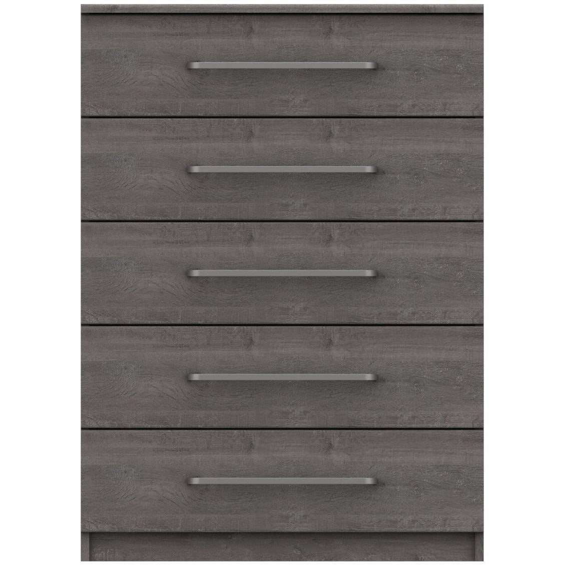 Minnesota 5 Drawer Chest Dark Grey Oak