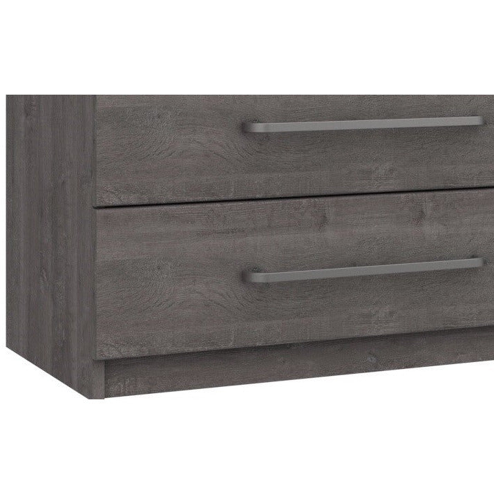 Minnesota 5 Drawer Chest Dark Grey Oak