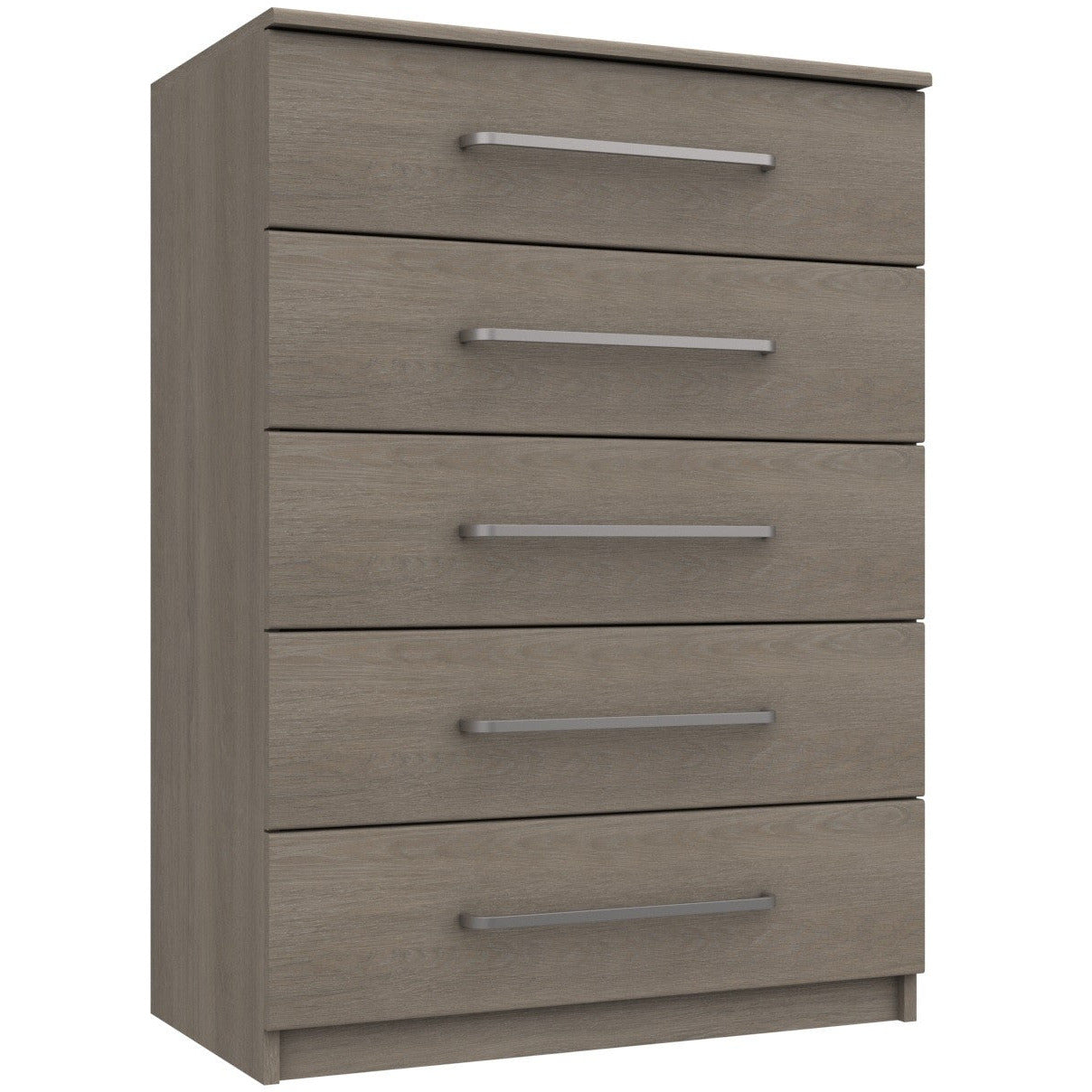 Minnesota 5 Drawer Chest Beige Grey Oak