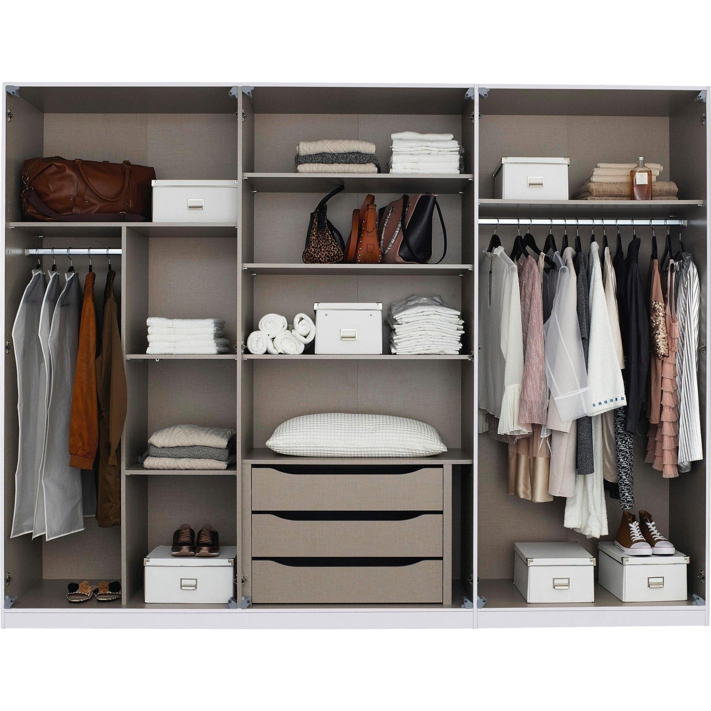 Rauch Bellezza Wardrobe White Gloss