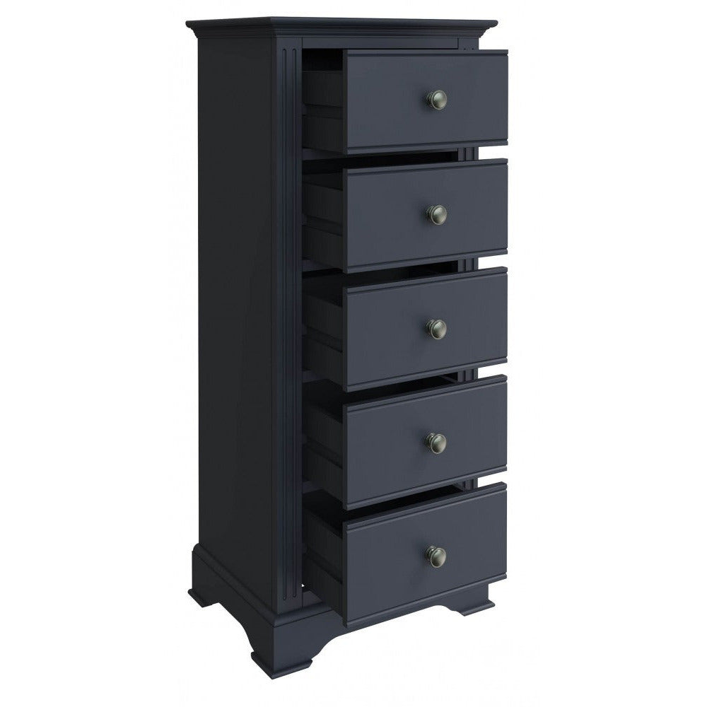 Budapest 5 Drawer Narrow Chest