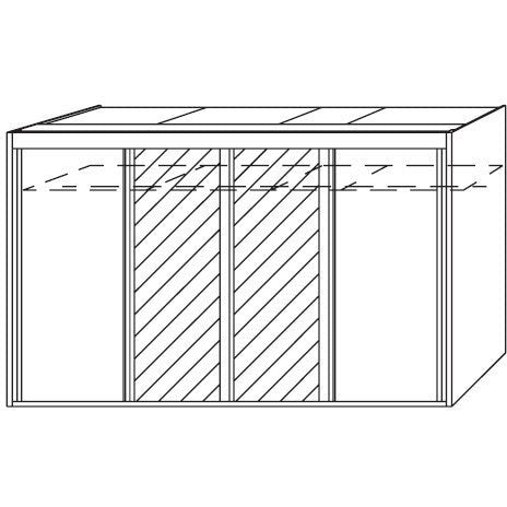 Lima Imperial 4 Sliding Door Wardrobe 350cm With 2 Mirror Door