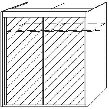 Lima Imperial Full Mirrored 2 Sliding Door Wardrobe 181cm