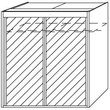 Lima Imperial Full Mirrored 2 Sliding Door Wardrobe 201cm