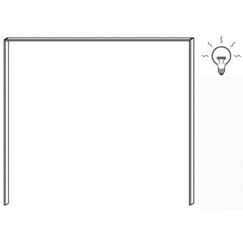 Naple Passepartout Frame For Folding Door Wardrobe 250 cm