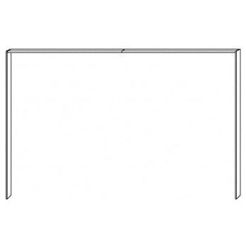 Naple Passepartout Frame For Folding Door Wardrobe 350 cm